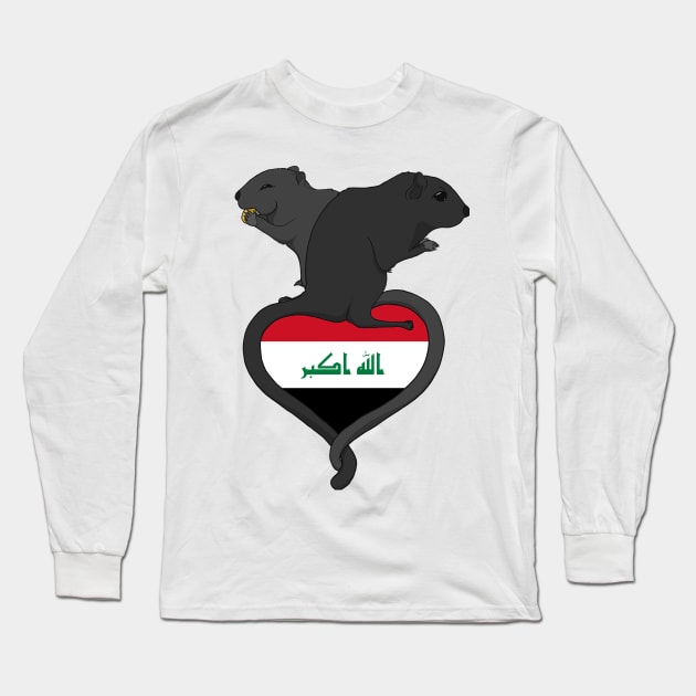 Gerbil Iraq (Dark) Long Sleeve T-Shirt by RampArt